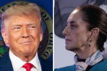 Claudia Sheinbaum felicitó a Donald Trump.