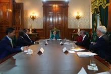 Claudia Sheinbaum en reunión con empresarios
