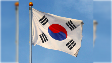 Bandera de Corea del Sur 