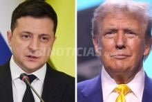 Volodímir Zelensky y Donald Trump 