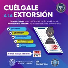 Cuélgale a la extorsión