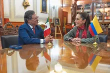 Gustavo Petro y Claudia Sheinbaum