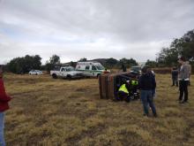 Accidente de globo en Axapusco 