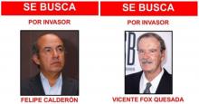 Felipe Calderón y Vicente Fox 