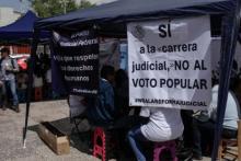 Trabajadores del Poder Judicial exigen garantizar sus derechos laborales.