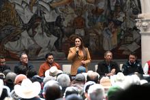 Reunión con productores agropecuarios 