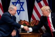 Benjamin Netanyahu y Donald Trump 