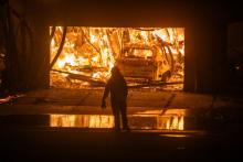 Incendio en Los Ángeles, California