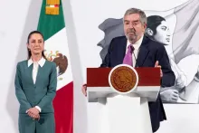 Claudia Sheinbaum Pardo y Juan Ramón de la Fuente