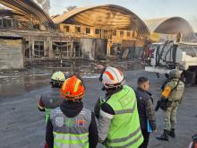 Control de incendio en Iztapalapa 