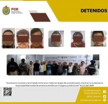 Detenidos en Veracruz 