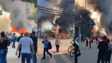 Imágenes del incendio