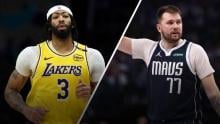 Luka Lakers and Davis Mavericks