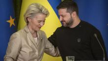 Von der Leyen y Zelenski