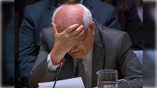 Embajador llorando