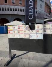 Mampara sin fichas de búsqueda 