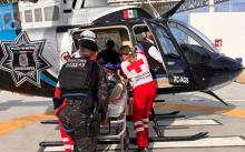 El accidente ocurrió en la Comunidad de El Niagara y en apenas unos minutos fue ingresada al HGZ 1 del IMSS
