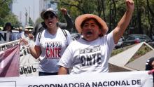 Maestros de la CNTE ponen fin a paro y plantón en Ciudad de México