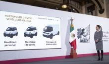 Presentación de "Olinia" desde Palacio Nacional 