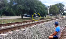 Sucedió en Cosío cuando Guardias de Seguridad detectaron al ladrón en pleno robo a un vagón del tren