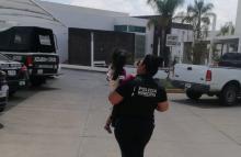 niña abandonada 