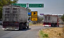 Tráfico pesado en Aguascalientes 