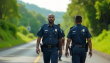 Policías mexicanos en Guatemala