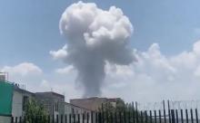 Explosión de polvorín en Tultepec 