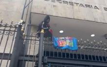 Protesta en la Segob