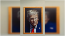 Retrato de Donald Trump 