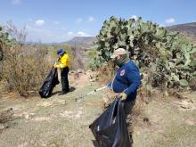 Realizan mega limpieza en la Sierra Fría