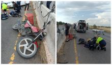 motociclista herido