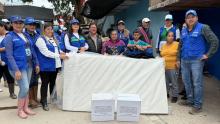 Apoyo a afectados en Asientos