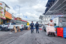 Operativo de seguridad en el Agropecuario 
