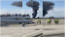 Explosión de avión en Londres