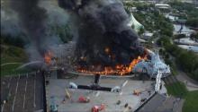 Se incendia el escenario principal del Tomorrowland a solo unas horas del inicio del festival