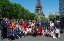 Regidores de Aguascalientes en Paris, Francia. 