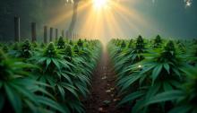 Plantío de cannabis 