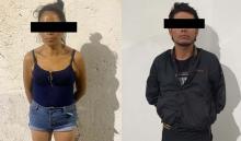 La pareja fue detenida en fuga con el kit del electricista no autorizado