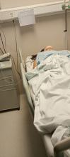 Blanca Aymme hospitalizada 
