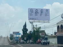 Se deslinda Morena de espectaculares con presunta encuesta electoral 