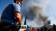 Explosión de gasolinera deja 45 heridos en Roma