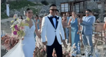 El cantante Josi Cuen se casó en íntima ceremonia