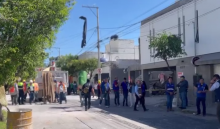 Calle Monte Everest tras explosión 