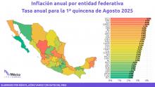 Niveles de inflación "México ¿Cómo Vamos?"