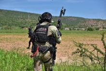 Operativo para desmantelar campamento criminal en Rincón de Romos 