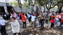 Evacúan a las personas del centro comercial Parque Delta