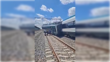 Tren Maya descarrilado 
