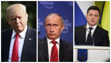 Trump, Putin y Zelensky