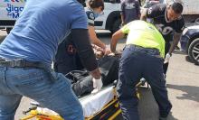 El conductor de la moto fue trasladado con heridas graves al Hospital Hidalgo, donde lamentablemente perdió la vida